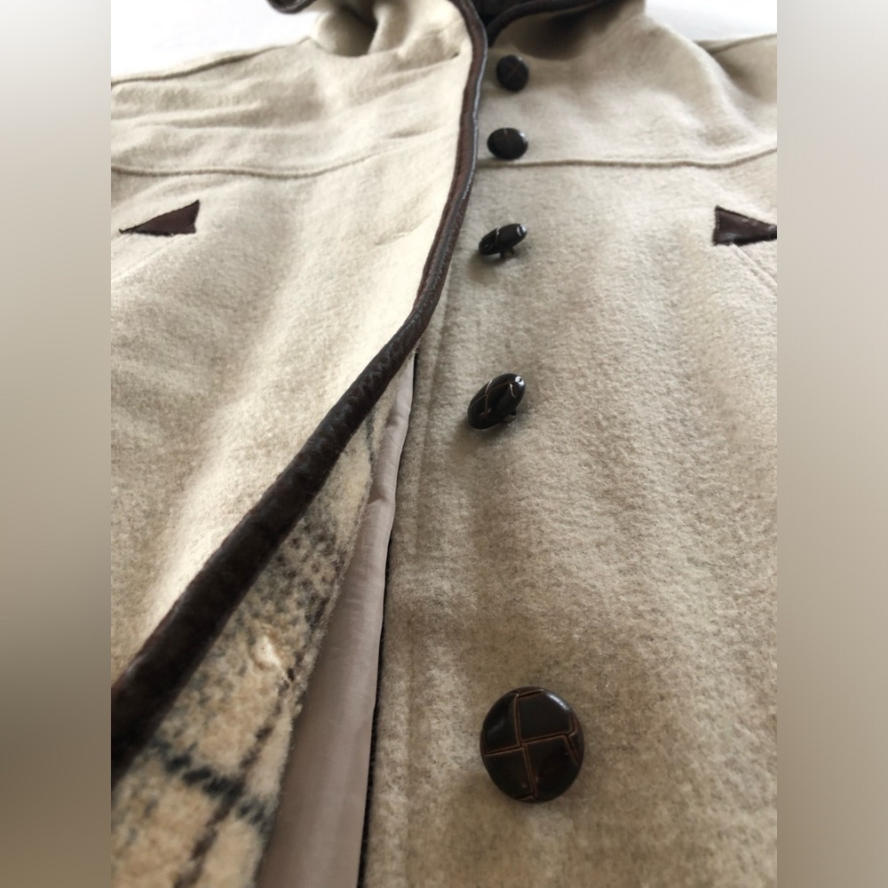 Club manteau m’en off white cream coat. - Picture 5 of 13